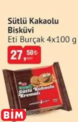 ETİ BURÇAK  SÜTLÜ KAKAOLU BİSKÜVİ